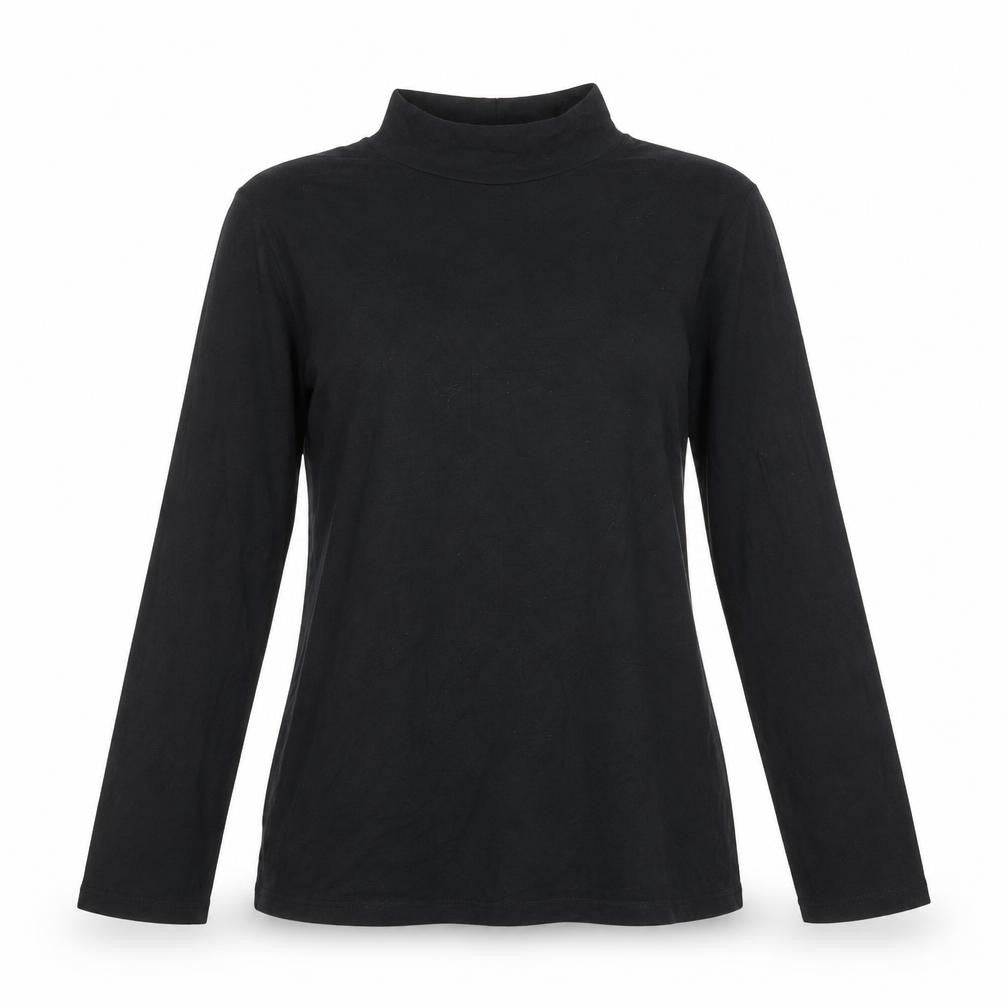 Womens UK Size 10 ASOS Black Basic T-Shirt
