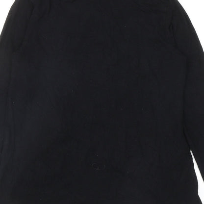 Womens UK Size 10 ASOS Black Basic T-Shirt
