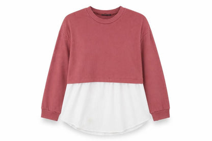 SheIn Womens Pink Polyester Pullover Sweatshirt Size XS Pullover