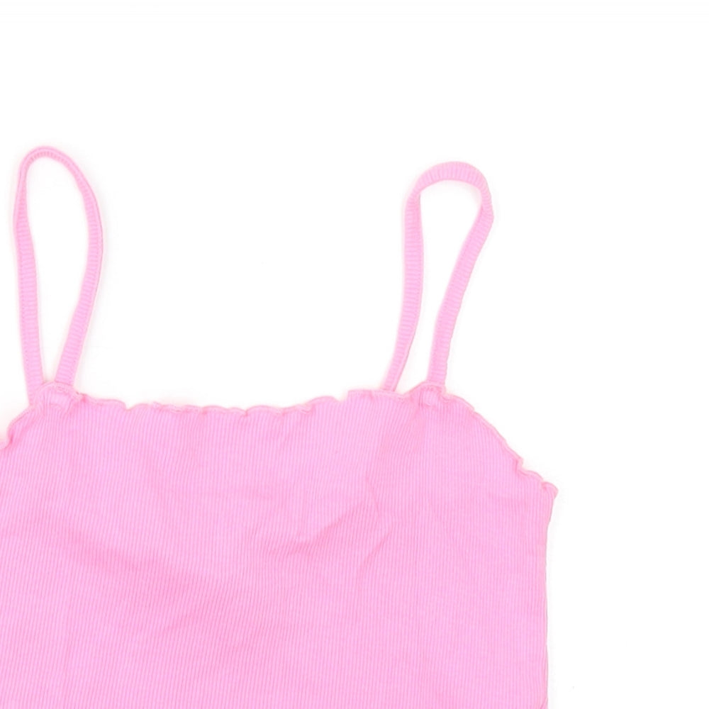 Womens UK Size 8 Topshop Pink Camisole Tank