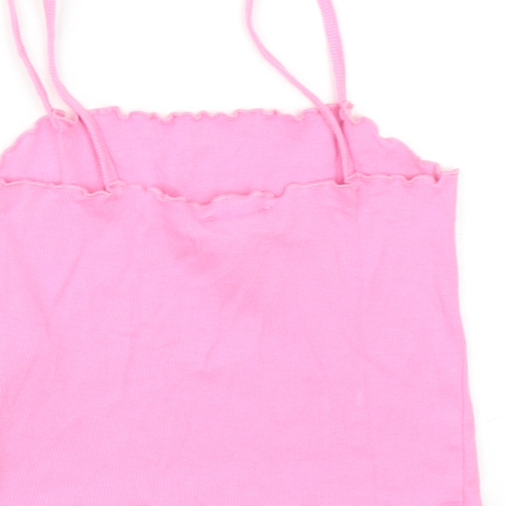 Womens UK Size 8 Topshop Pink Camisole Tank