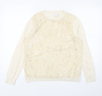 Womens UK Size 18 RJR. John Rocha Ivory Pullover Jumper