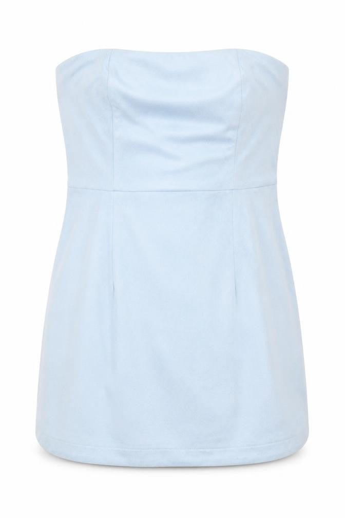 Womens UK Size 8 PRETTYLITTLETHING Blue Basic Blouse
