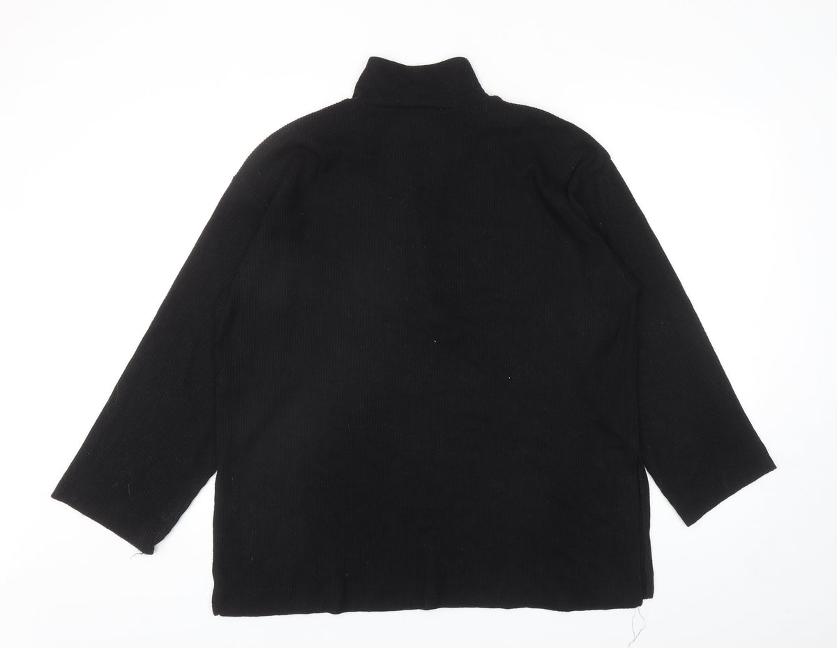 Womens UK Size M H&M Black Pullover Jumper