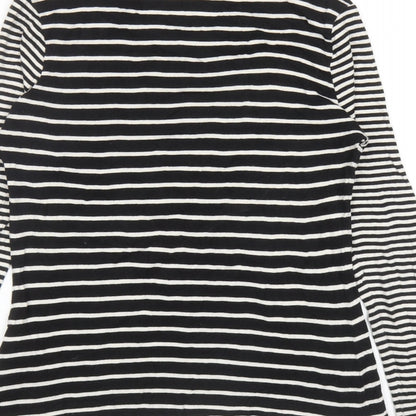 Womens UK Size 12 Debenhams Black Basic T-Shirt