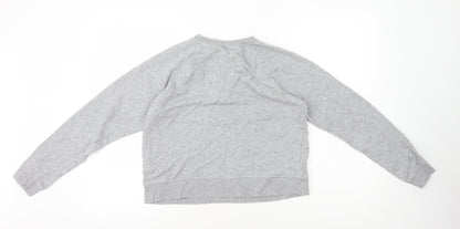 H&M Womens Grey Cotton Pullover Sweatshirt Size S Pullover