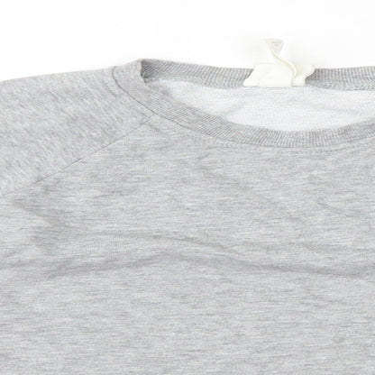 H&M Womens Grey Cotton Pullover Sweatshirt Size S Pullover