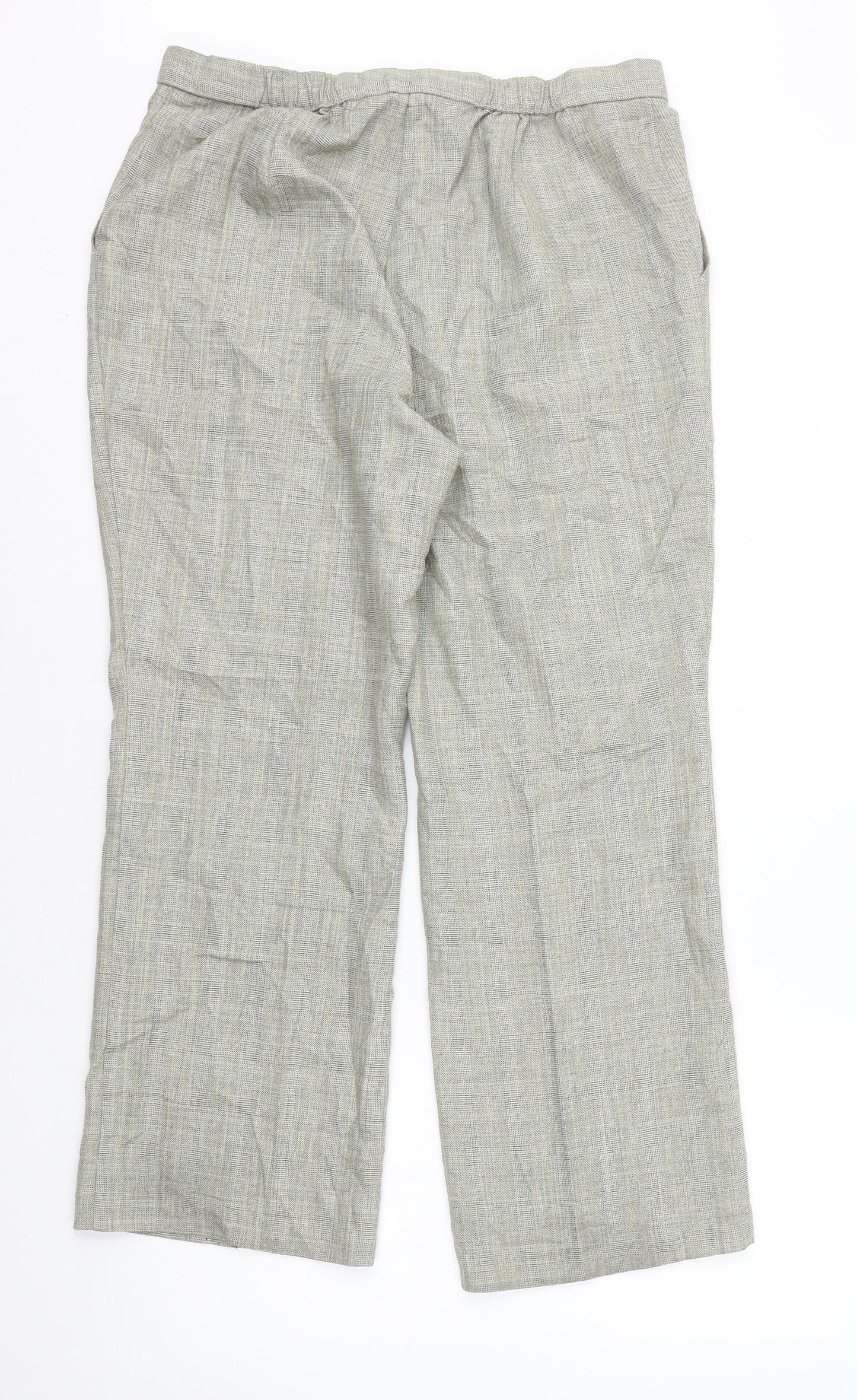 Womens UK Size 16 Marks and Spencer Regular Fit  Beige Trousers