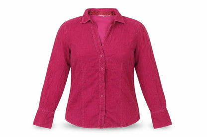 Womens UK Size 10 Preworn Pink Basic Button-Up
