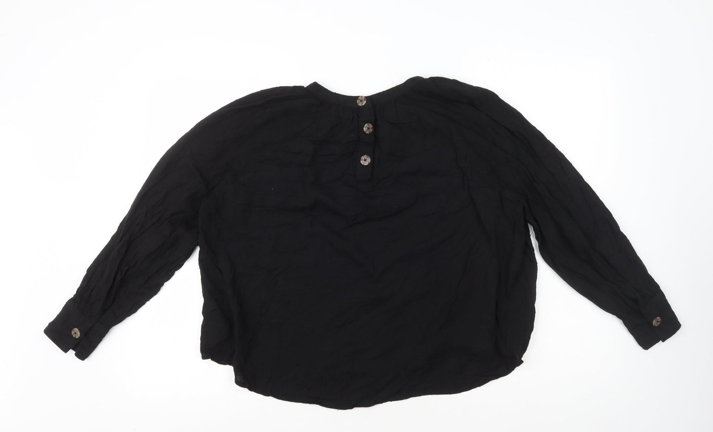 Womens UK Size 12 NEXT Black Basic T-Shirt