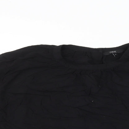 Womens UK Size 12 NEXT Black Basic T-Shirt
