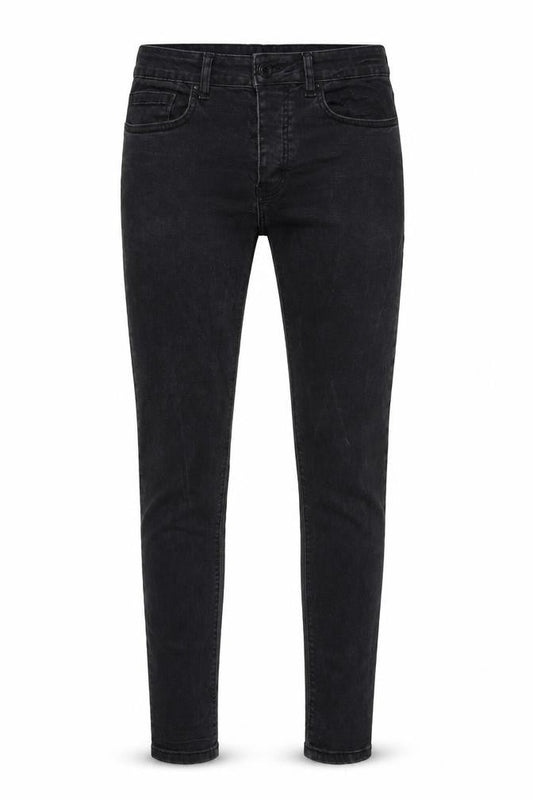 Mens UK Size 30 in Denim & Co. Regular Fit Skinny Black Jeans