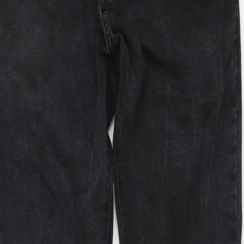 Denim & Co. Mens Black Cotton Skinny Jeans Size 30 in L32 in Regular Button