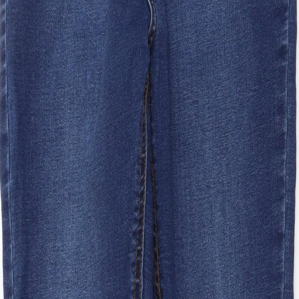 Noisy may Womens Blue Cotton Skinny Jeans Size 27 in L28 in Regular Button