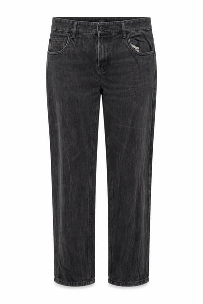 Womens UK Size 38 in Easy Regular Fit Straight Grey Jeans