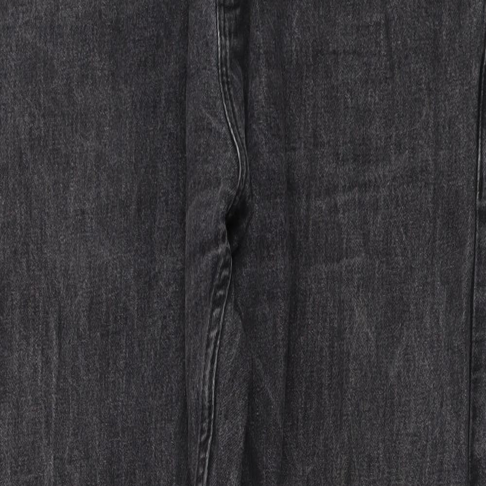Womens UK Size 38 in Easy Regular Fit Straight Grey Jeans