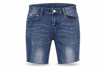 Carafe Womens Blue Cotton Bermuda Shorts Size 28 in L7 in Regular Button