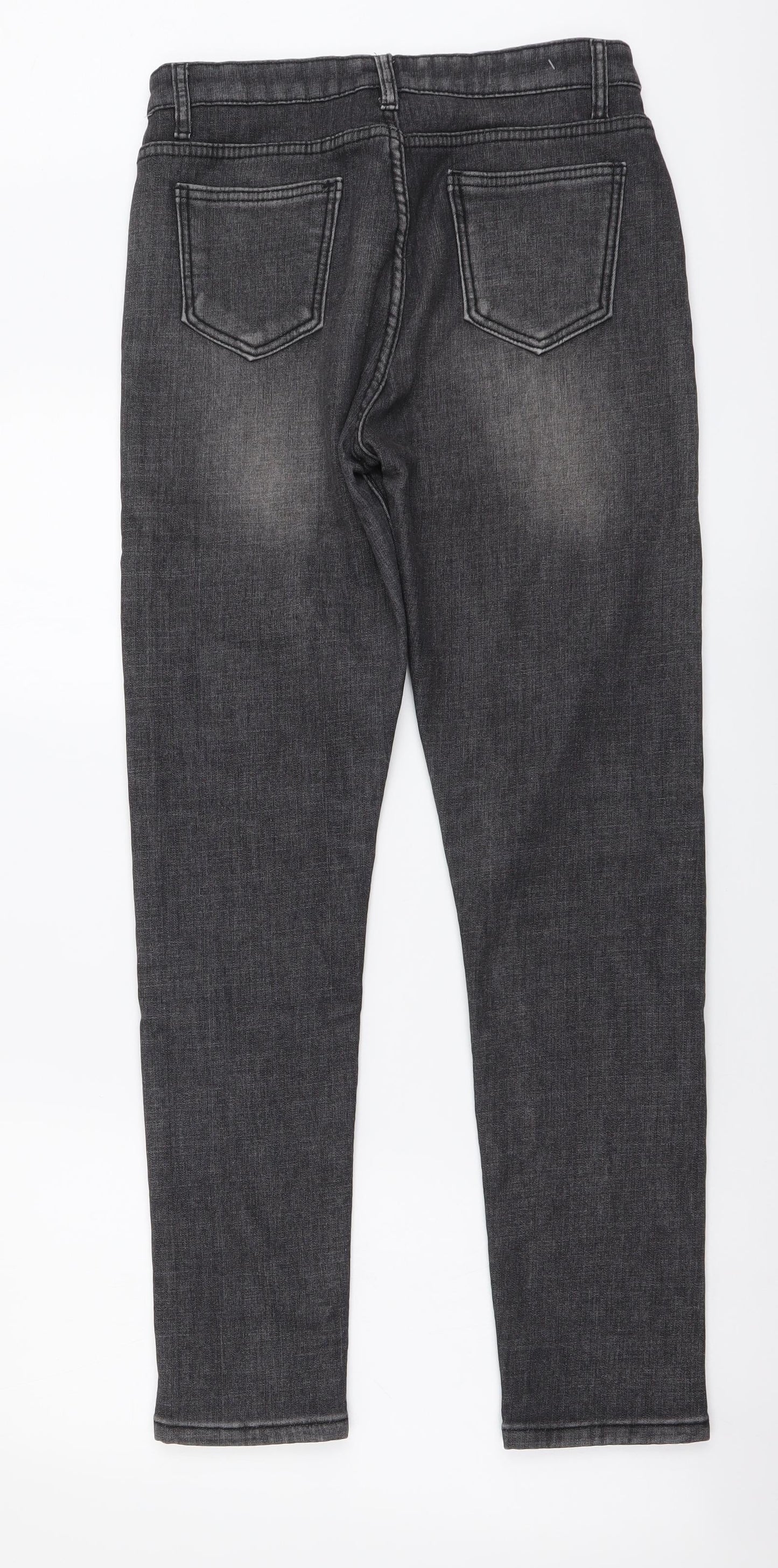 Womens UK Size 28 in Preworn Regular Fit Skinny Grey Jeans