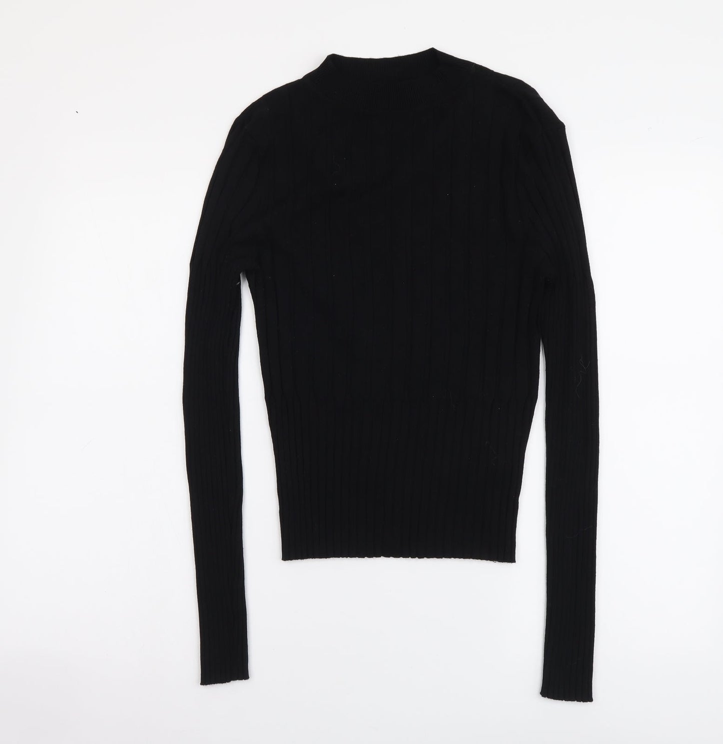 Womens UK Size L Brave Soul Black Henley Jumper