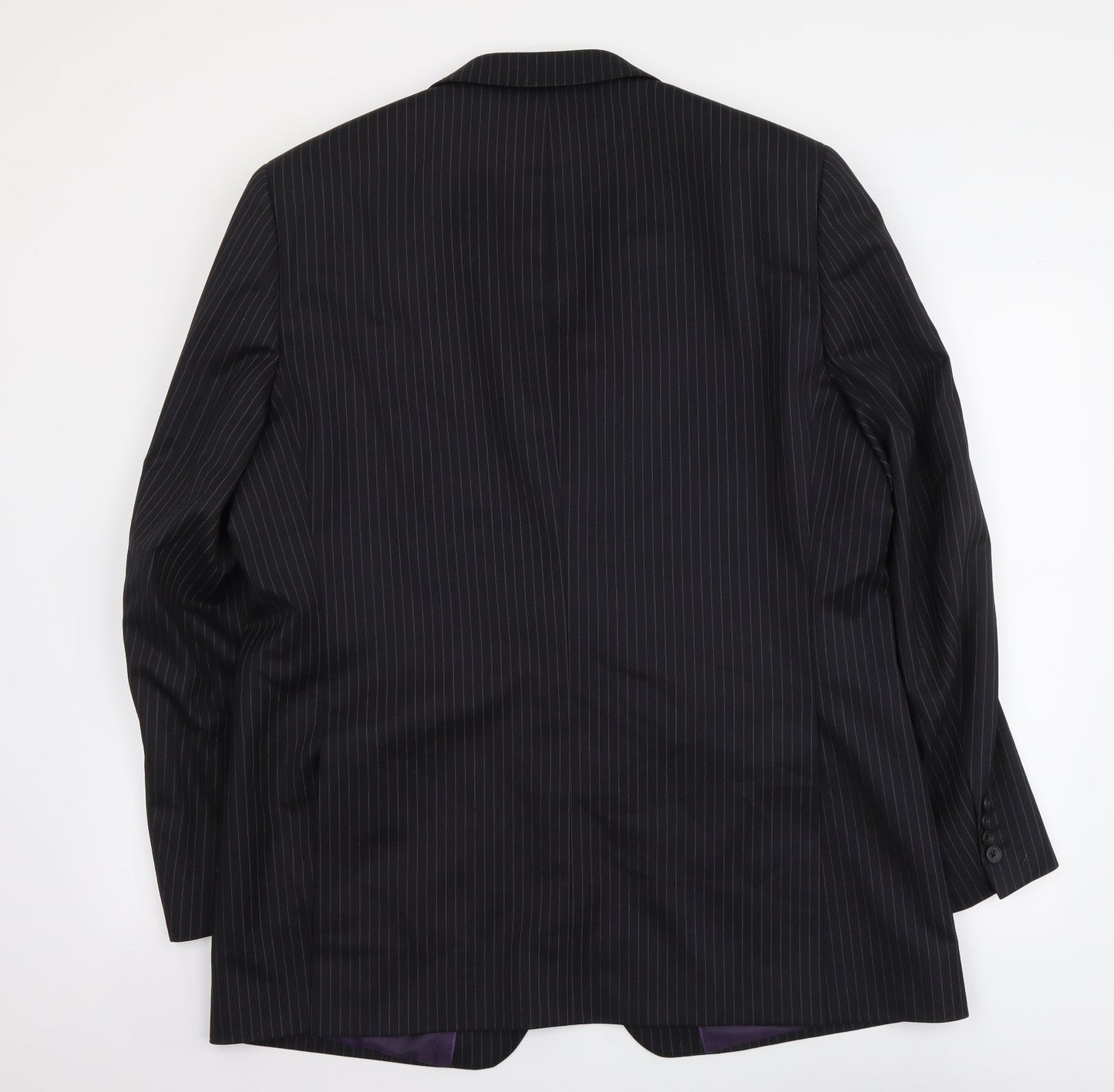 Mens UK Size L Lee Greenwood Regular Black Suit Jacket