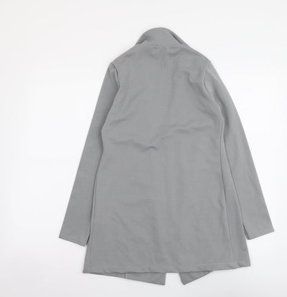 Womens UK Size 10 PRETTYLITTLETHING Grey Jacket