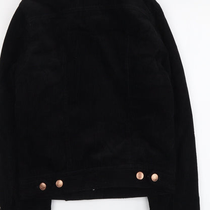 NEXT Womens Black Jacket Size 6 Button