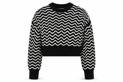 Womens UK Size XS H&M Black Pullover Jumper