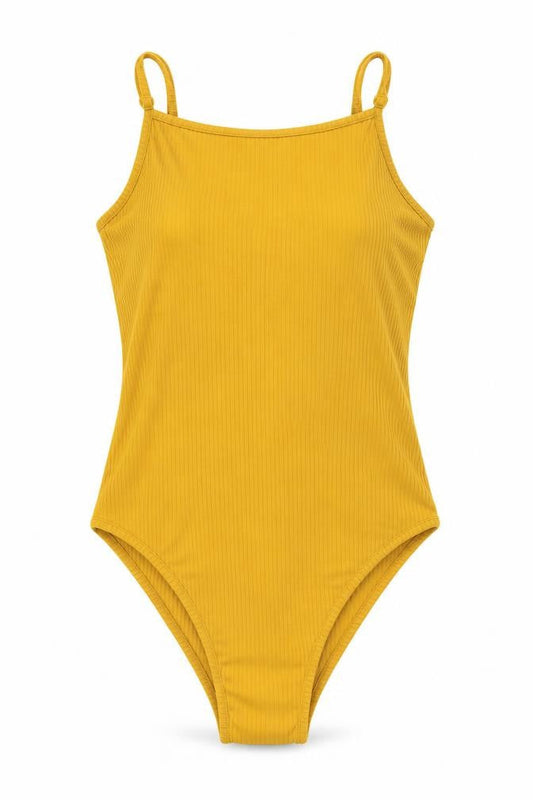 Womens UK Size S SheIn One-Piece Yellow Bodysuit