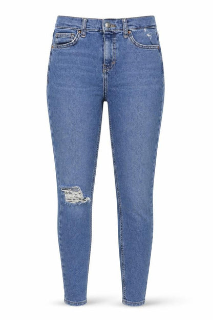 Womens UK Size 26 in Topshop Regular Fit Skinny Blue Jeans