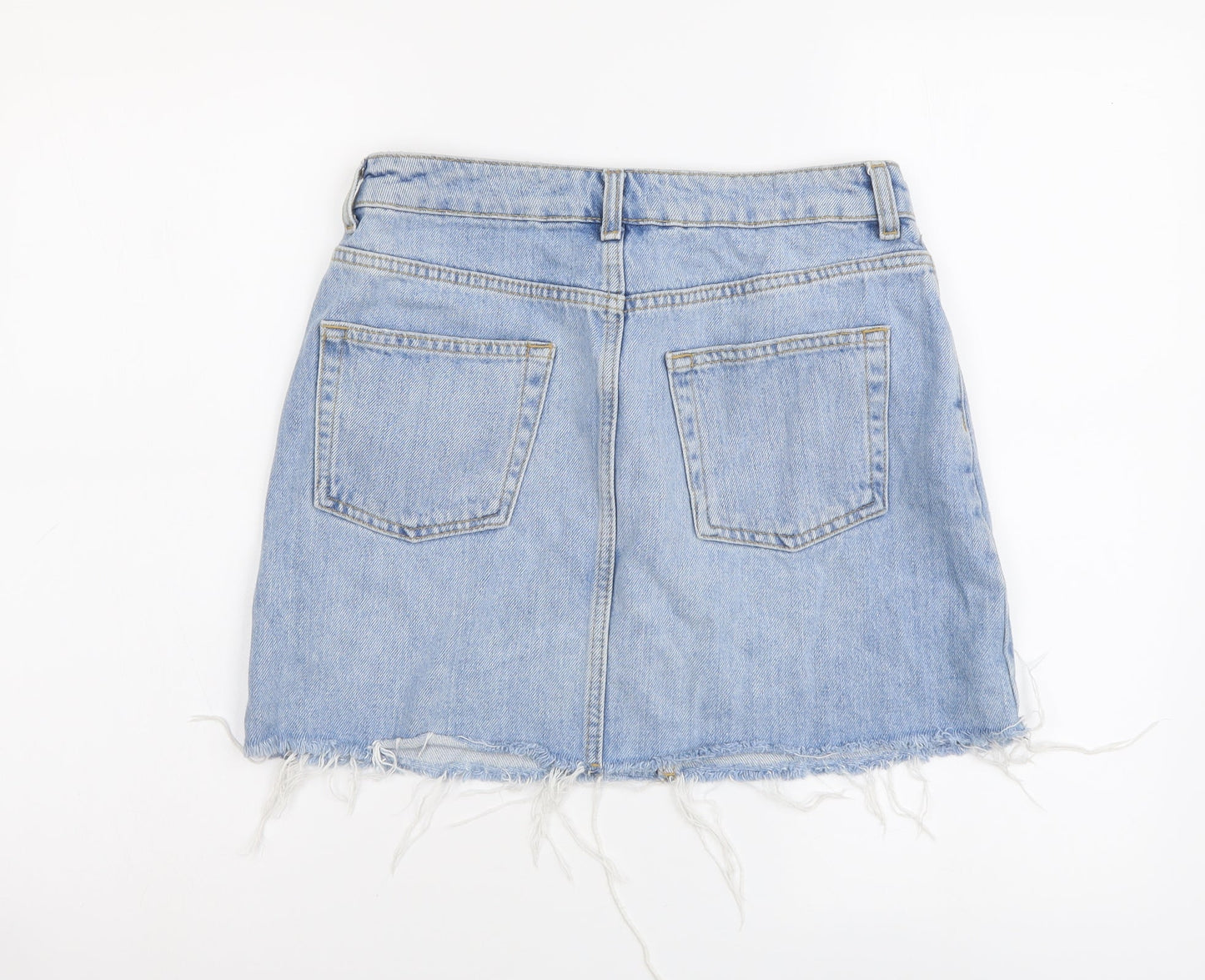 Womens UK Size 10 Topshop Maxi Denim Skirt