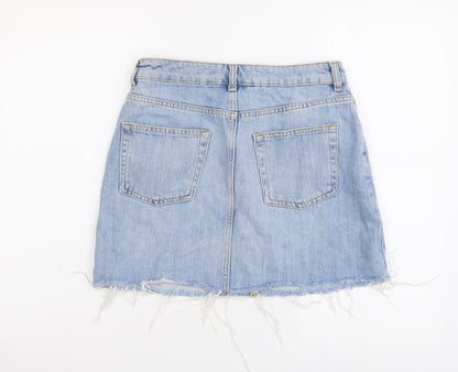 Womens UK Size 10 Topshop Maxi Denim Skirt