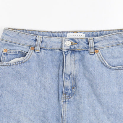 Womens UK Size 10 Topshop Maxi Denim Skirt