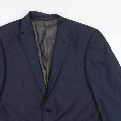 Mens UK Size 40 NEXT Regular Blue Suit Jacket
