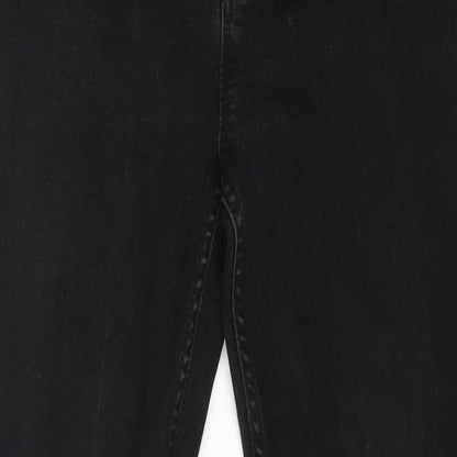 ASOS Womens Black Cotton Skinny Jeans Size 28 in L30 in Regular Zip
