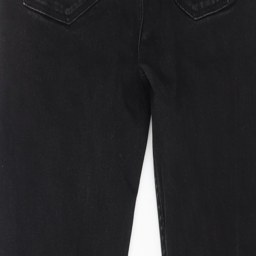 ASOS Womens Black Cotton Skinny Jeans Size 28 in L30 in Regular Zip