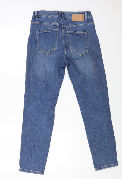 Womens UK Size M Pieces Regular Fit Skinny Blue Jeans