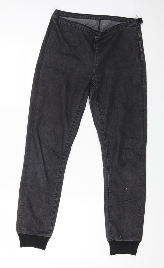 Womens UK Size 8 Marks and Spencer Regular Fit Skinny Black Jeans