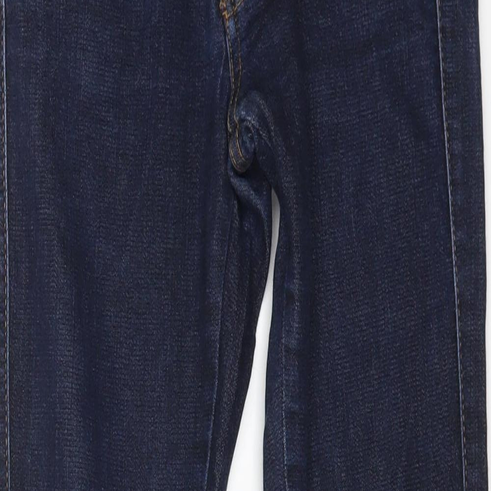 Intropia Womens Blue Cotton Skinny Jeans Size 6 L26 in Regular Zip