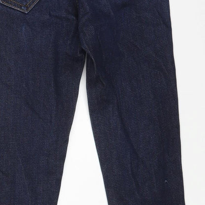 Intropia Womens Blue Cotton Skinny Jeans Size 6 L26 in Regular Zip