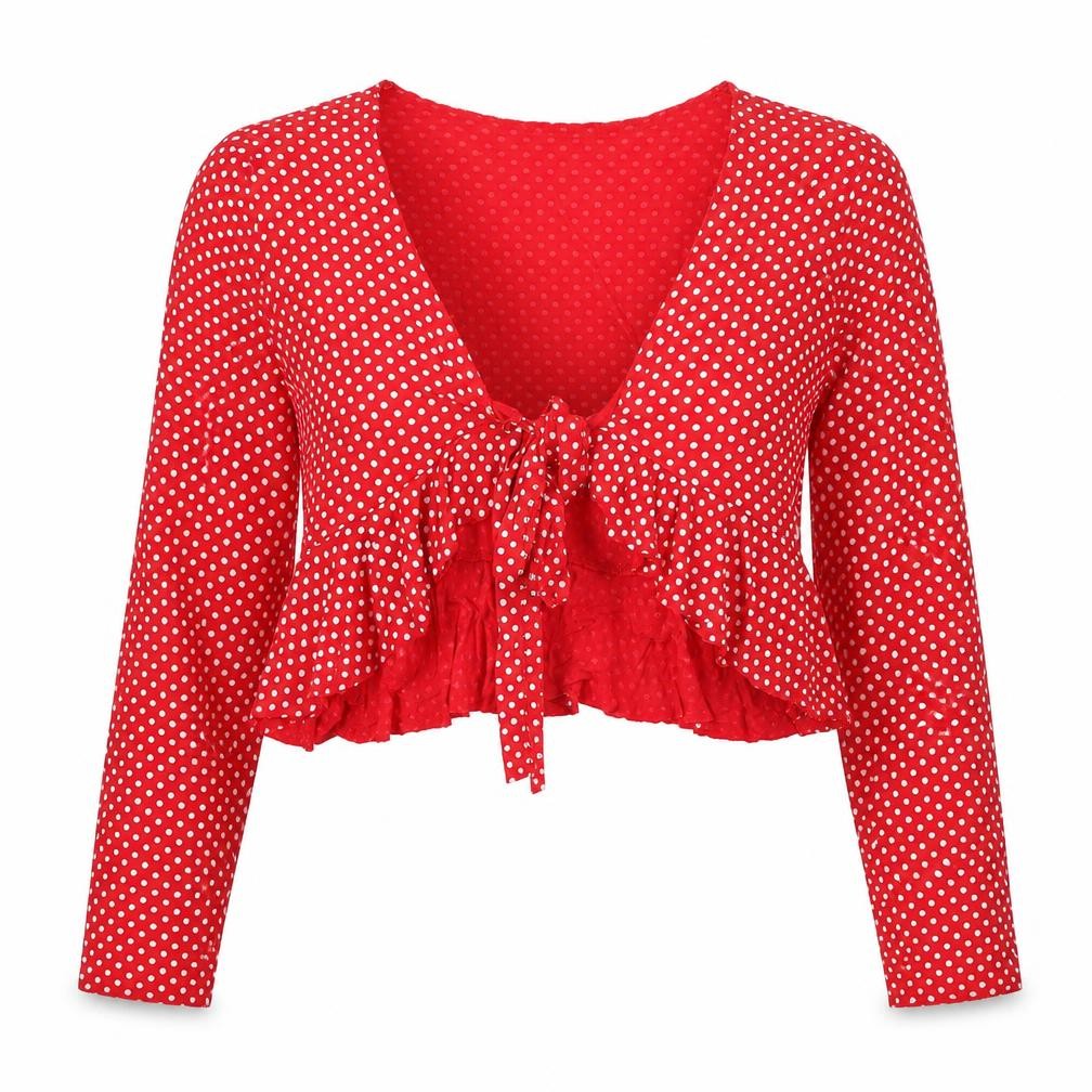 Womens UK Size 8 PRETTYLITTLETHING Red Kimono T-Shirt