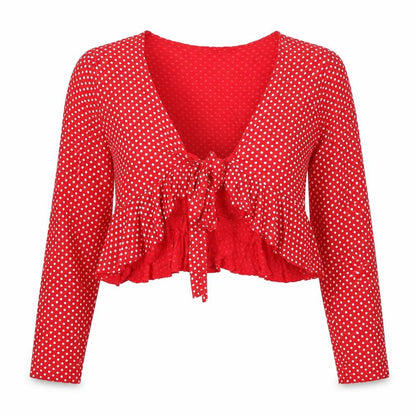 Womens UK Size 8 PRETTYLITTLETHING Red Kimono T-Shirt