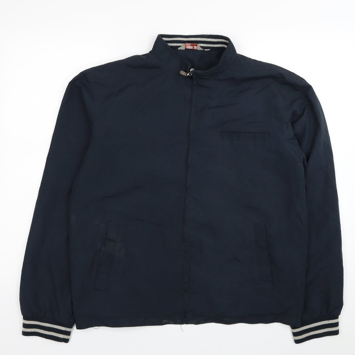 Mens UK Size M Clark UK Blue Bomber Jacket