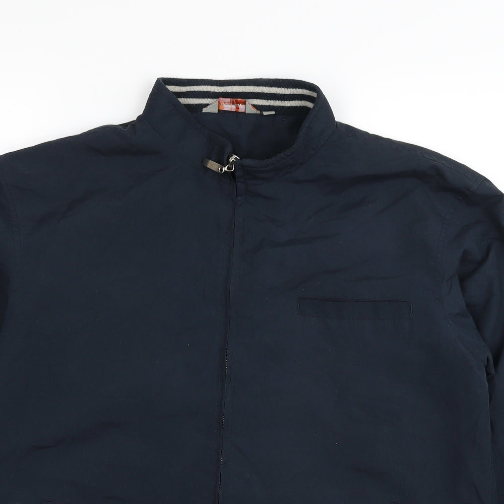 Mens UK Size M Clark UK Blue Bomber Jacket