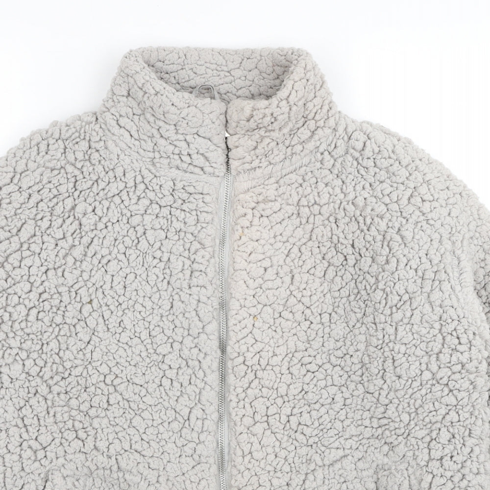 Womens UK Size S New Look Grey Jacket