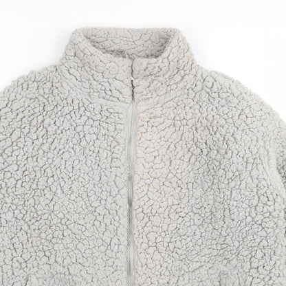 Womens UK Size S New Look Grey Jacket