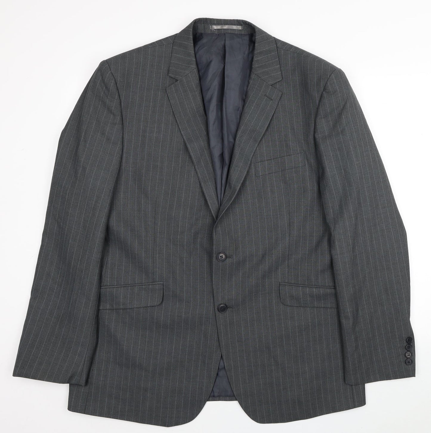 Mens UK Size 44 Burton Regular Grey Suit Jacket