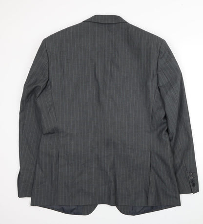 Mens UK Size 44 Burton Regular Grey Suit Jacket