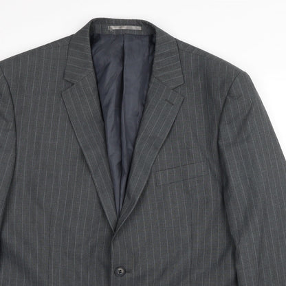 Mens UK Size 44 Burton Regular Grey Suit Jacket