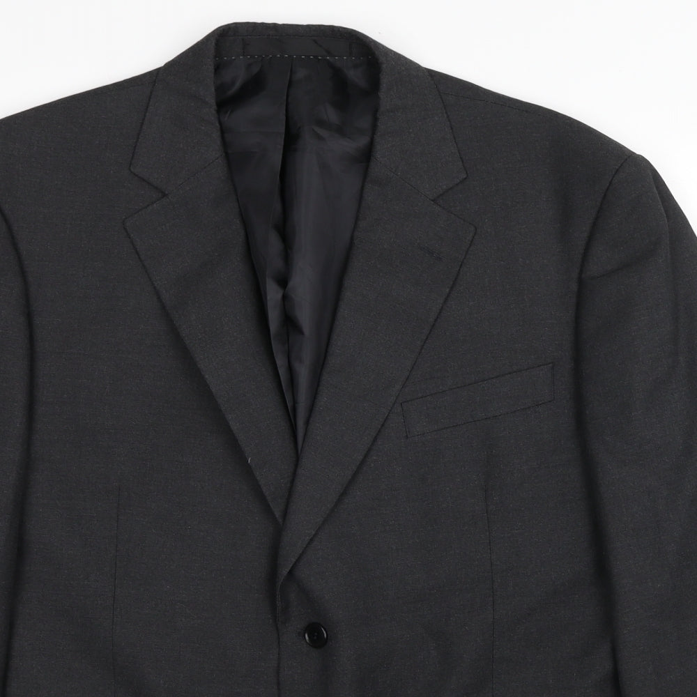 Mens UK Size 44 DEHA Villand Regular Grey Suit Jacket