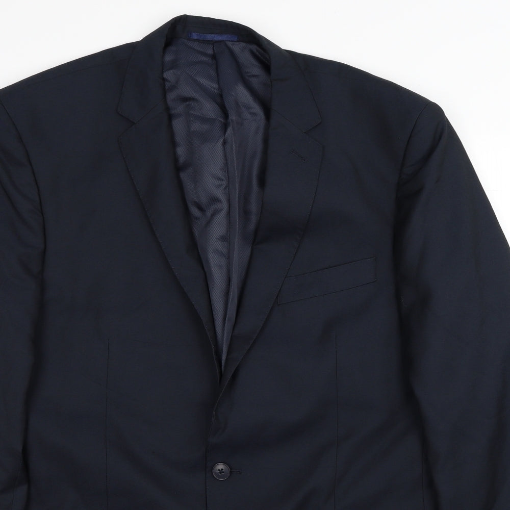 F&F Mens Beige Polyester Jacket Blazer Size 44